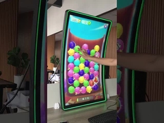 Industriële kwaliteit Outdoor LCD Touchscreen Monitor 32 ̊C Type LED Halo Curved Display Hoge helderheidmi