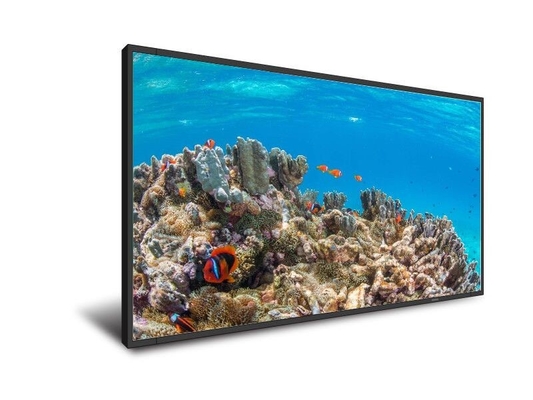 OEM 86'' TFT LCD Digital Signage Displays 1100W Window Menu Poster