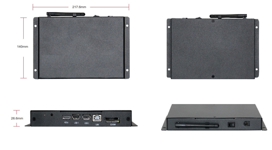 All-Aluminum Mini Box Computer Android Media Player Box For Digital Signage