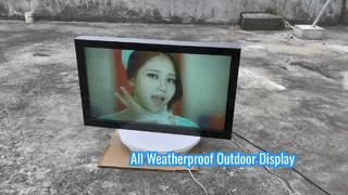Outdoor IP65-display, geheel weerbestendig