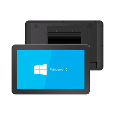 23.8 Inch Fanless Zero Bezel PCAP Touch Panel PC, IP65 Front Panel All-in-One Industrial Touch Computer